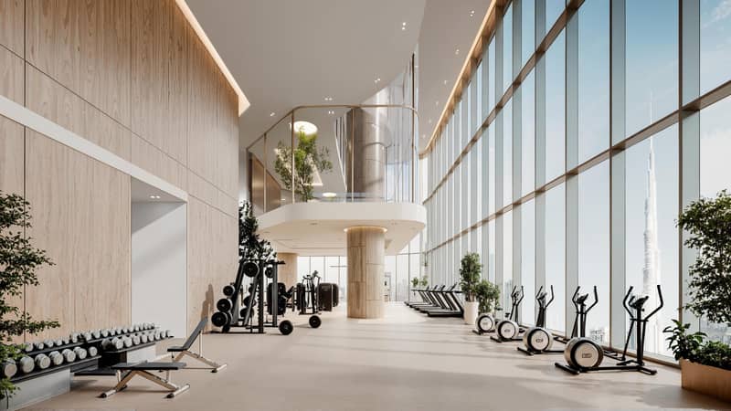 Дуплекс-апартаменты в новом небоскрёбе DNWT Residences, район Бизнес Бэй, Дубай, ОАЭ — фото 15