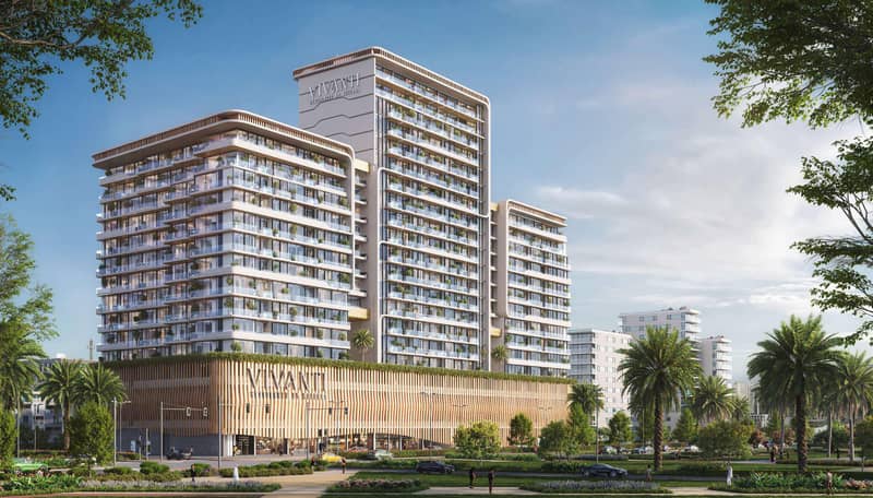 Новый жилой комплекс Vivanti Residences с отличной инфраструктурой в районе Джумейра Вилладж Серкл, Дубай, ОАЭ — фото 3