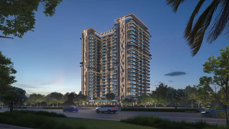 New Sky Views complex of apartments with private swimming pools in the well-developed area of IMPZ (Dubai Production City), Dubai, UAE — photo 2