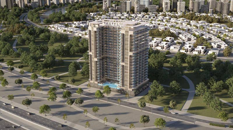 Новый комплекс апартаментов с собственными бассейнами Sky Views в развитом районе IMPZ (Dubai Production City), Дубай, ОАЭ — фото 29
