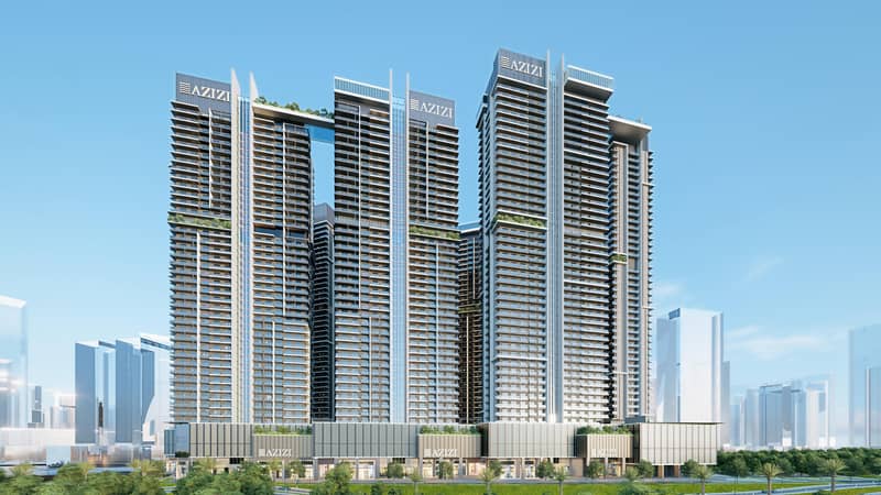 Новый высотный комплекс Milan Heights с инфинити-бассейнами и теннисными кортами, City of Arabia, Дубай, ОАЭ — фото 2