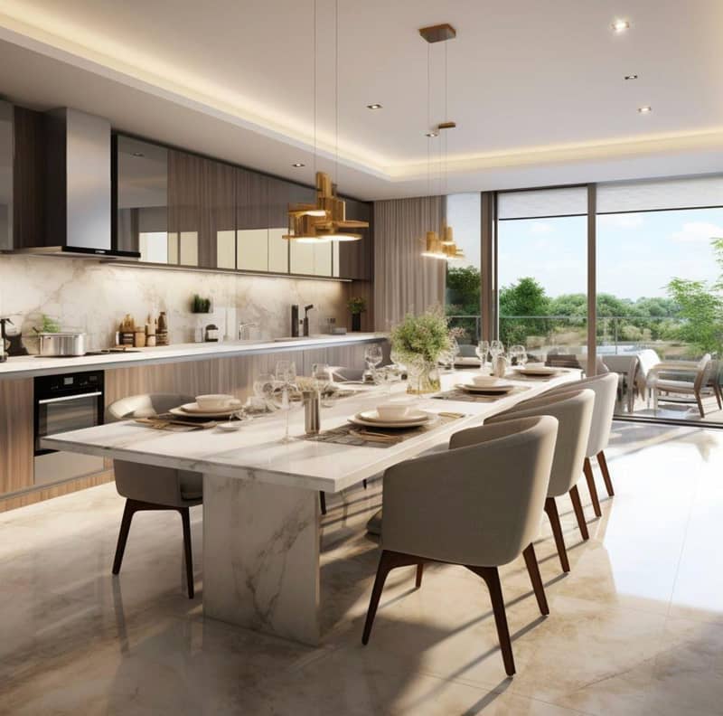 New tower in the premium Golf Greens project with golf islands, infinity pools and an expansive green space, DAMAC Hills, Dubai, UAE — photo 3