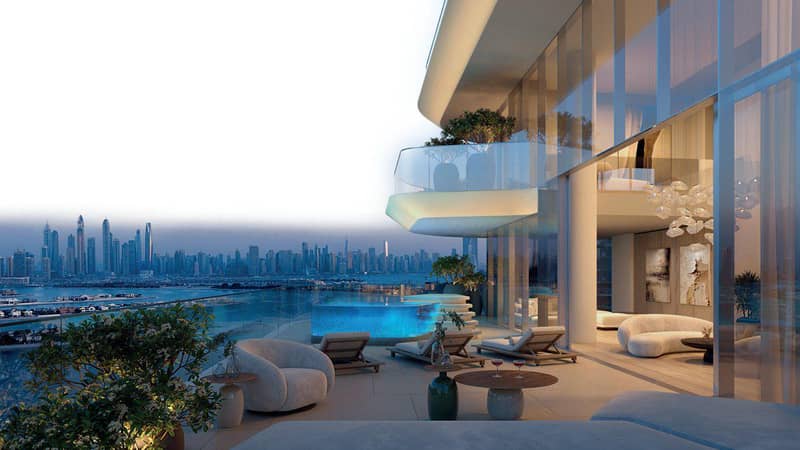 New residential complex Passo with a wellness center, panoramic pools and roof-top gardens, 250 meters from the beach, Palm Jumeirah, Dubai, UAE — photo 5