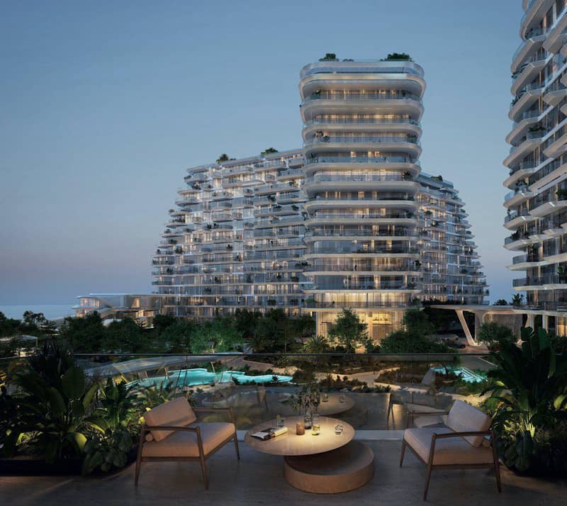 New residential complex Passo with a wellness center, panoramic pools and roof-top gardens, 250 meters from the beach, Palm Jumeirah, Dubai, UAE — photo 7