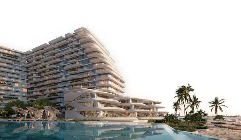 New residential complex Passo with a wellness center, panoramic pools and roof-top gardens, 250 meters from the beach, Palm Jumeirah, Dubai, UAE — photo 8