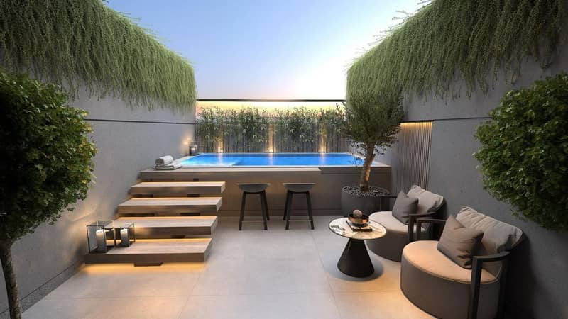 New complex of furnished apartments DGM Vision with swimming pools, a kindergarten and panoramic views, Jumeirah Garden City, Dubai, UAE — photo 8