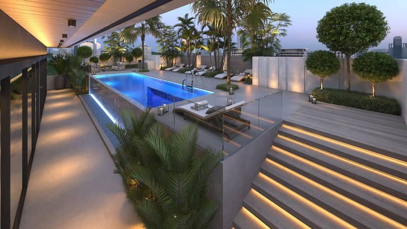 New complex of furnished apartments DGM Vision with swimming pools, a kindergarten and panoramic views, Jumeirah Garden City, Dubai, UAE — photo 9