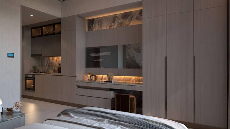 New complex of furnished apartments DGM Vision with swimming pools, a kindergarten and panoramic views, Jumeirah Garden City, Dubai, UAE — photo 7