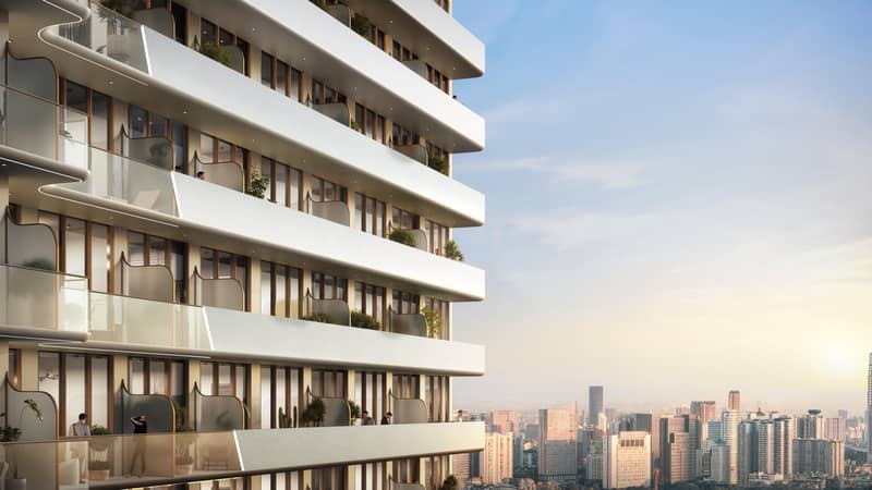 Новая резиденция Pearl House 4 с бассейнами и клубным домом рядом с Downtown и международным аэропортом, JVC, Дубай, ОАЭ — фото 13