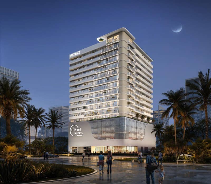 Новая резиденция Pearl House 4 с бассейнами и клубным домом рядом с Downtown и международным аэропортом, JVC, Дубай, ОАЭ — фото 14
