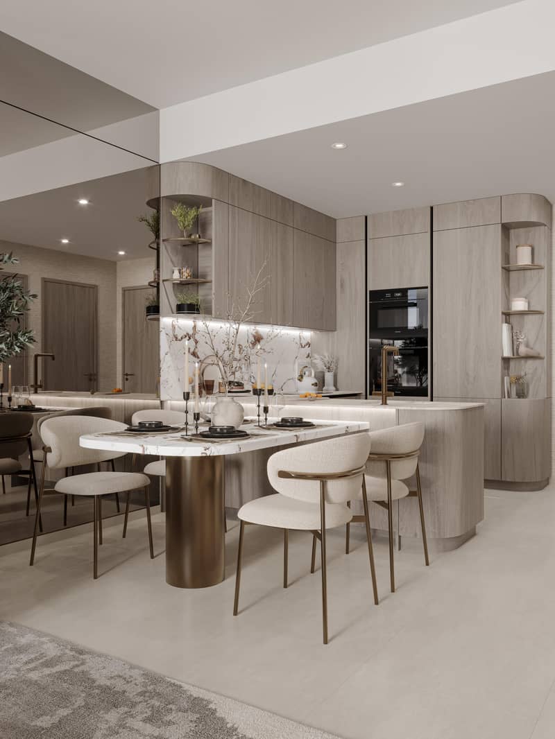 Новая резиденция Pearl House 4 с бассейнами и клубным домом рядом с Downtown и международным аэропортом, JVC, Дубай, ОАЭ — фото 4