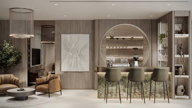 Новая резиденция Pearl House 4 с бассейнами и клубным домом рядом с Downtown и международным аэропортом, JVC, Дубай, ОАЭ — фото 9