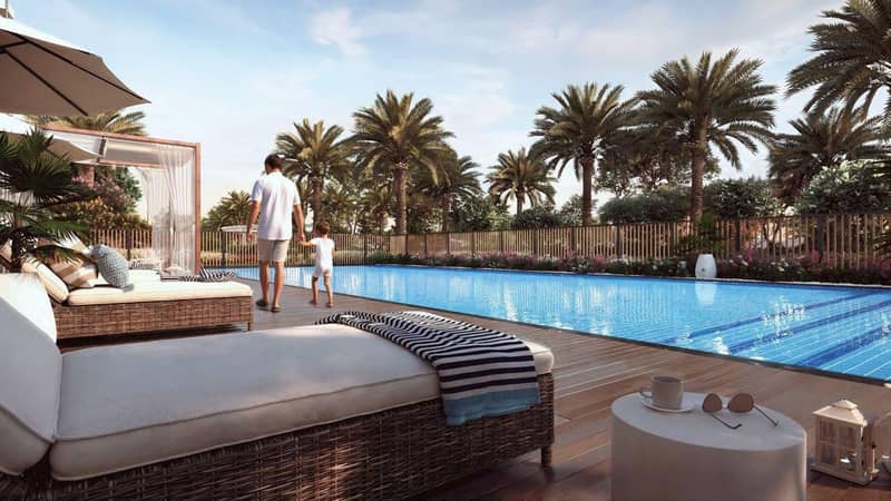 Новый проект South Garden с бассейнами, дзен-садом и круглосуточной охраной, Jebel Ali Village, Дубай, ОАЭ — фото 7