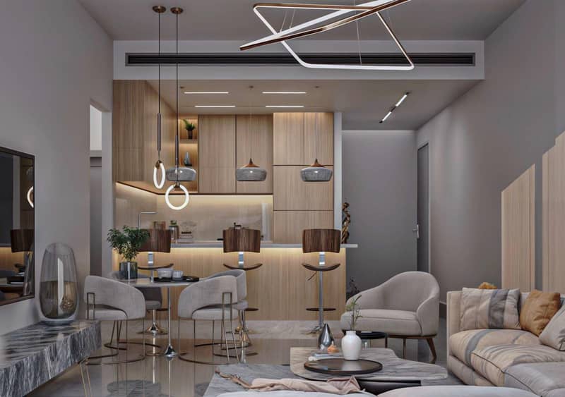 Новый комплекс меблированных апартаментов Butterfly Residences с бассейнами, зонами отдыха и фитнес-клубом, Arjan, Дубай, ОАЭ — фото 3