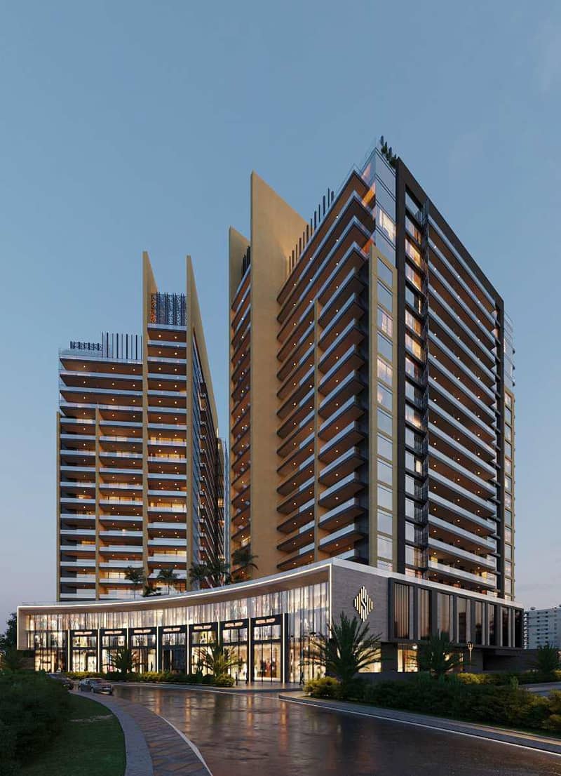 Новый комплекс меблированных апартаментов Butterfly Residences с бассейнами, зонами отдыха и фитнес-клубом, Arjan, Дубай, ОАЭ — фото 10