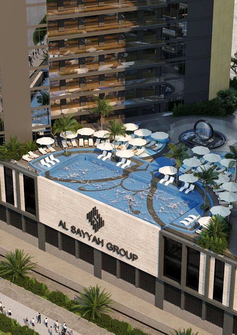 Новый комплекс меблированных апартаментов Butterfly Residences с бассейнами, зонами отдыха и фитнес-клубом, Arjan, Дубай, ОАЭ — фото 8