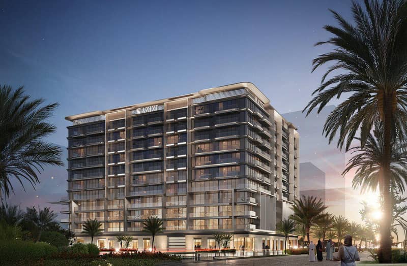 New project Azizi Wares with swimming pools, a clubhouse and a cinema, Downtown Jebel Ali, Dubai, UAE — photo 2