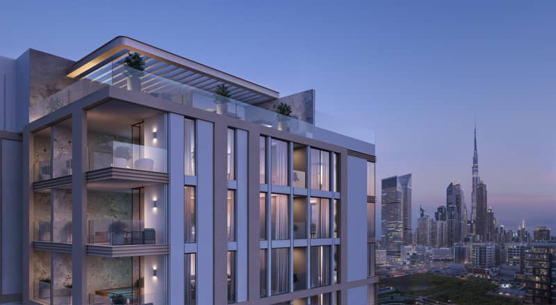 Новый проект The Elysian Residence с панорамными видами, бассейнами и зонами отдыха, Jumeirah Garden City, Дубай, ОАЭ — фото 7
