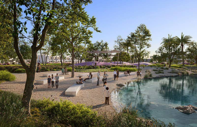 New complex of townhouses Vindera with a clubhouse, green areas and schools, Al Yufran 1, Dubai, UAE — photo 4
