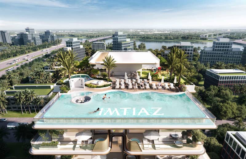 New complex of furnished apartments Sunset Bay 5 with a swimming pool and a direct access to beaches, Dubai Islands, UAE — photo 13