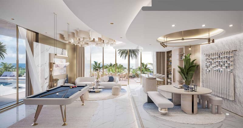 New complex of furnished apartments Sunset Bay 5 with a swimming pool and a direct access to beaches, Dubai Islands, UAE — photo 8