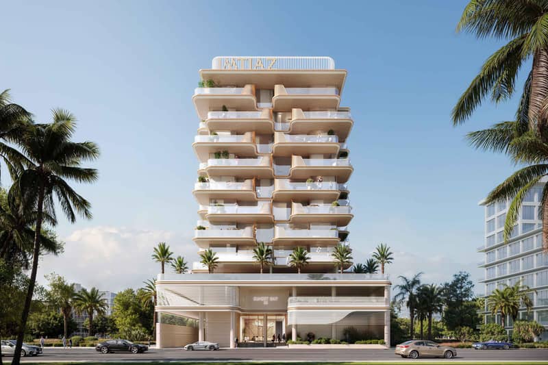 New complex of furnished apartments Sunset Bay 5 with a swimming pool and a direct access to beaches, Dubai Islands, UAE — photo 15