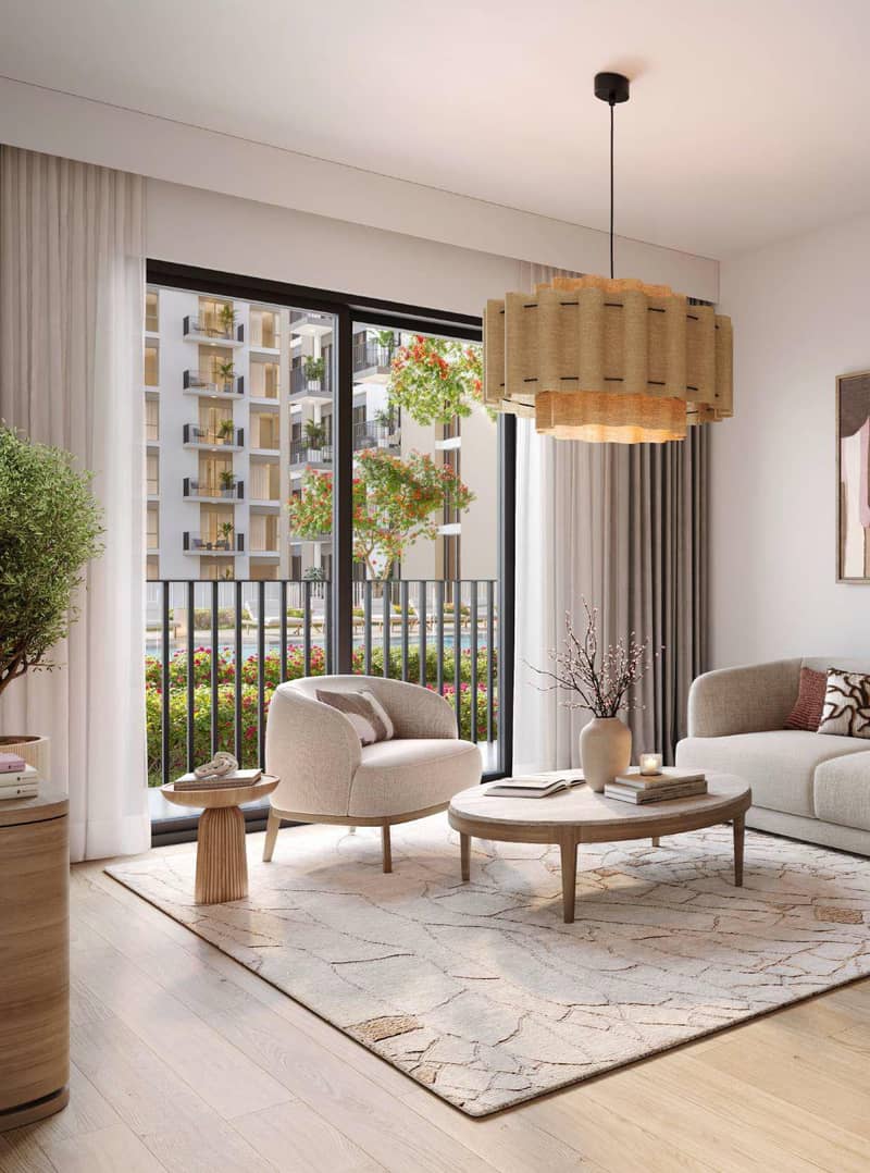 Новый проект Fiori Residences с бассейном, детскими площадками и легким доступом к главному парку, Town Square, Дубай, ОАЭ — фото 4