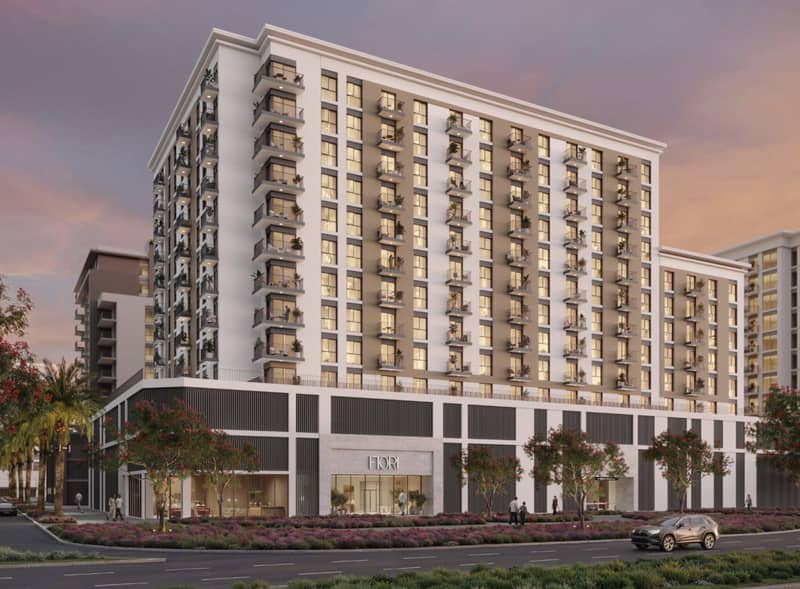 Новый проект Fiori Residences с бассейном, детскими площадками и легким доступом к главному парку, Town Square, Дубай, ОАЭ — фото 2