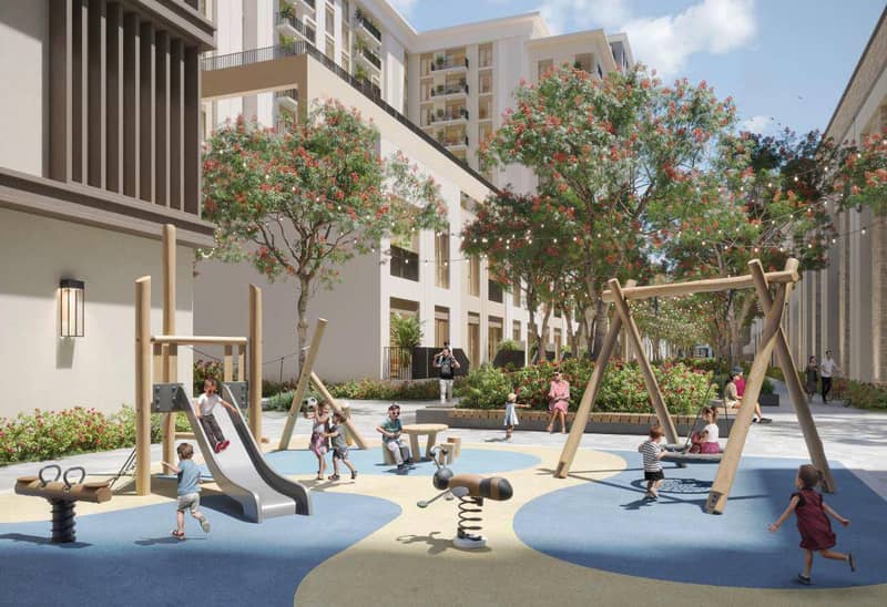 Новый проект Fiori Residences с бассейном, детскими площадками и легким доступом к главному парку, Town Square, Дубай, ОАЭ — фото 11