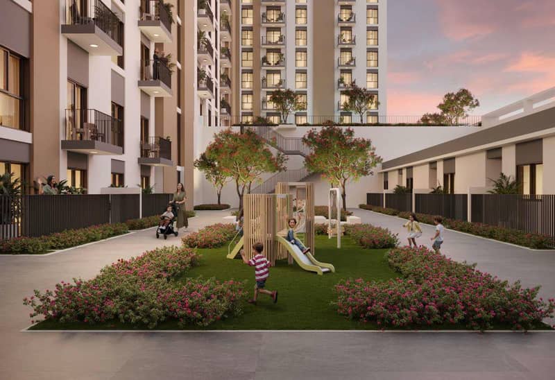 Новый проект Fiori Residences с бассейном, детскими площадками и легким доступом к главному парку, Town Square, Дубай, ОАЭ — фото 10
