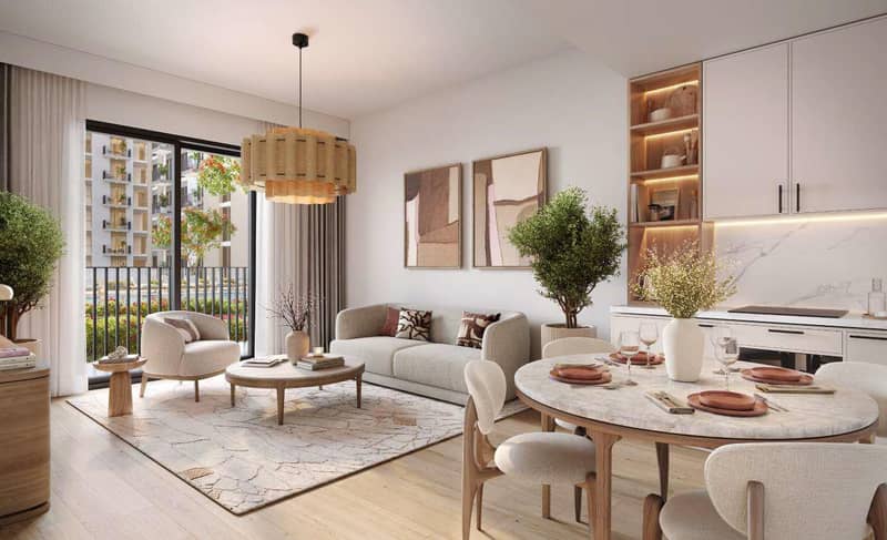 Новый проект Fiori Residences с бассейном, детскими площадками и легким доступом к главному парку, Town Square, Дубай, ОАЭ — фото 3