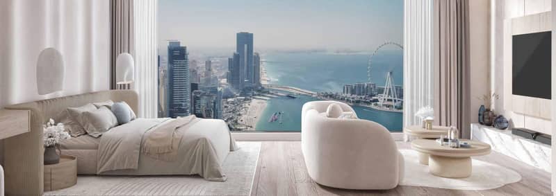 Первоклассный жилой комплекс Al Habtoor Grand с выходом на пляж, Jumeirah Beach Residence, Дубай, ОАЭ — фото 12