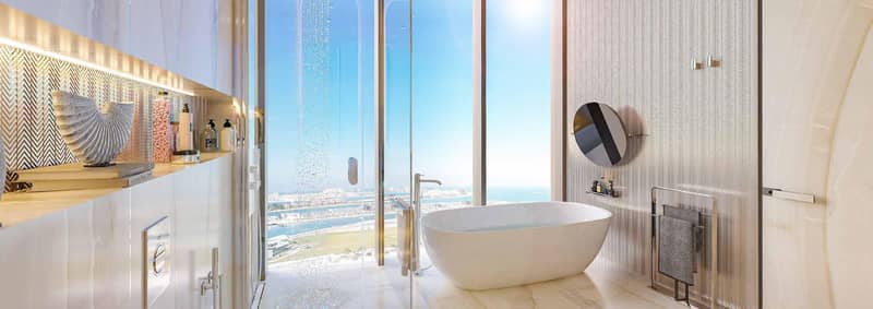 Первоклассный жилой комплекс Al Habtoor Grand с выходом на пляж, Jumeirah Beach Residence, Дубай, ОАЭ — фото 13