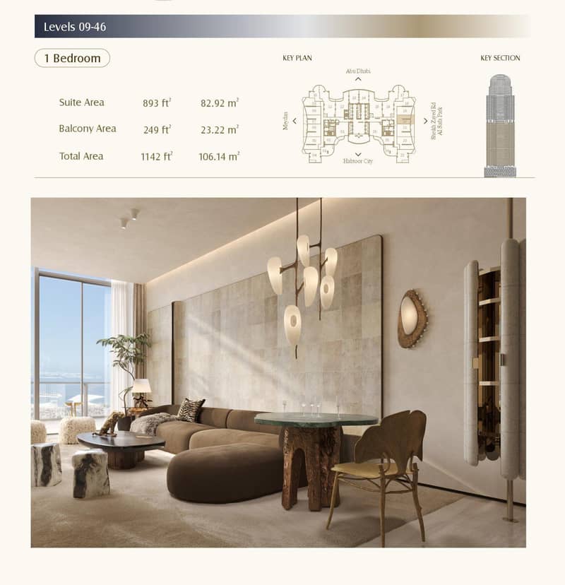 Новые апартаменты в небоскрёбе Al Habtoor Tower рядом с Дубайским Каналом, Business Bay, Дубай, ОАЭ — фото 17