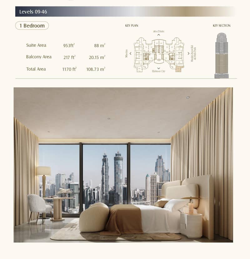 Новые апартаменты в небоскрёбе Al Habtoor Tower рядом с Дубайским Каналом, Business Bay, Дубай, ОАЭ — фото 16