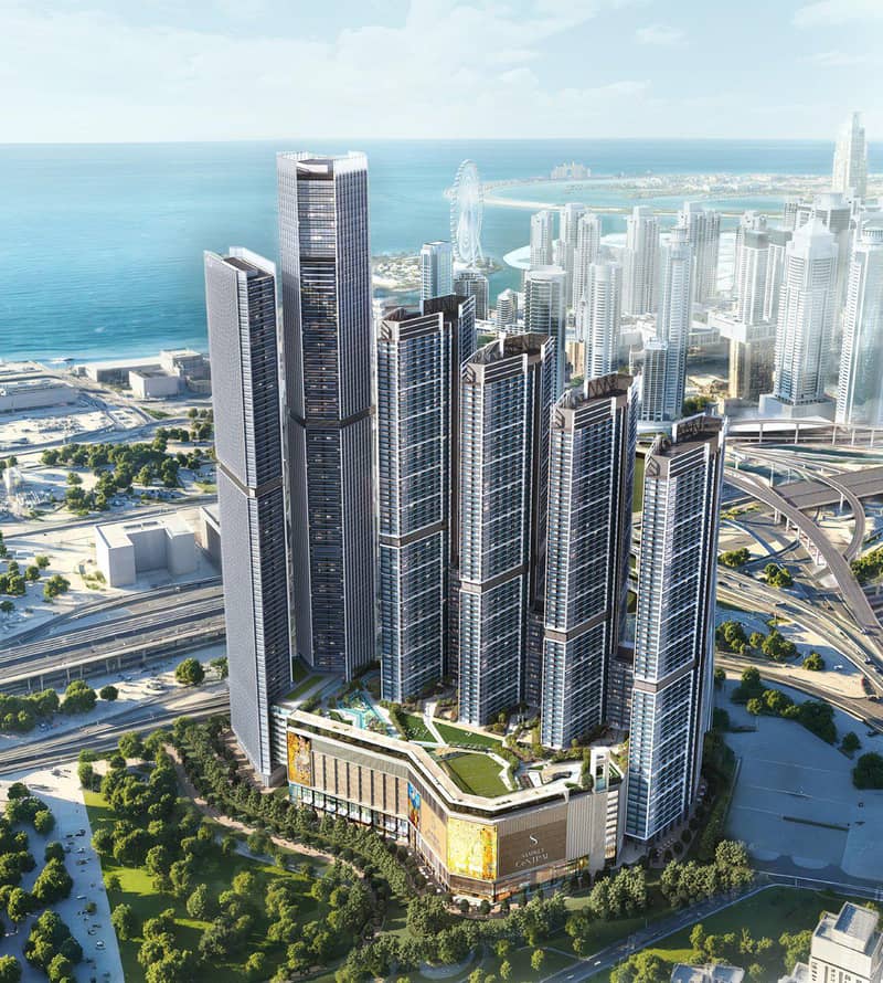 Новый проект Sobha Central The Mirage с бассейнами, садами и бизнес-центром, Дубай, ОАЭ — фото 2
