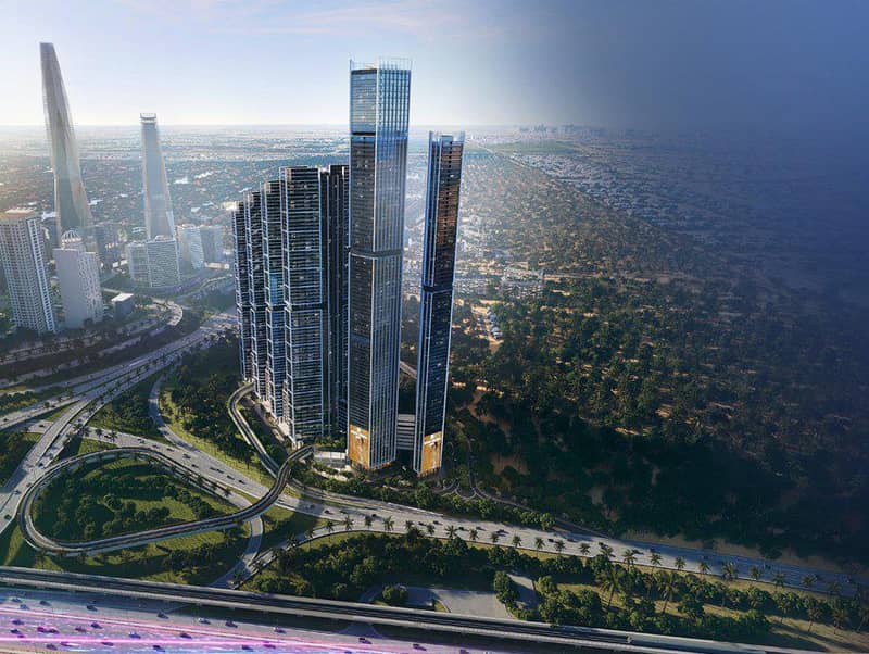 Новый проект Sobha Central The Mirage с бассейнами, садами и бизнес-центром, Дубай, ОАЭ — фото 6