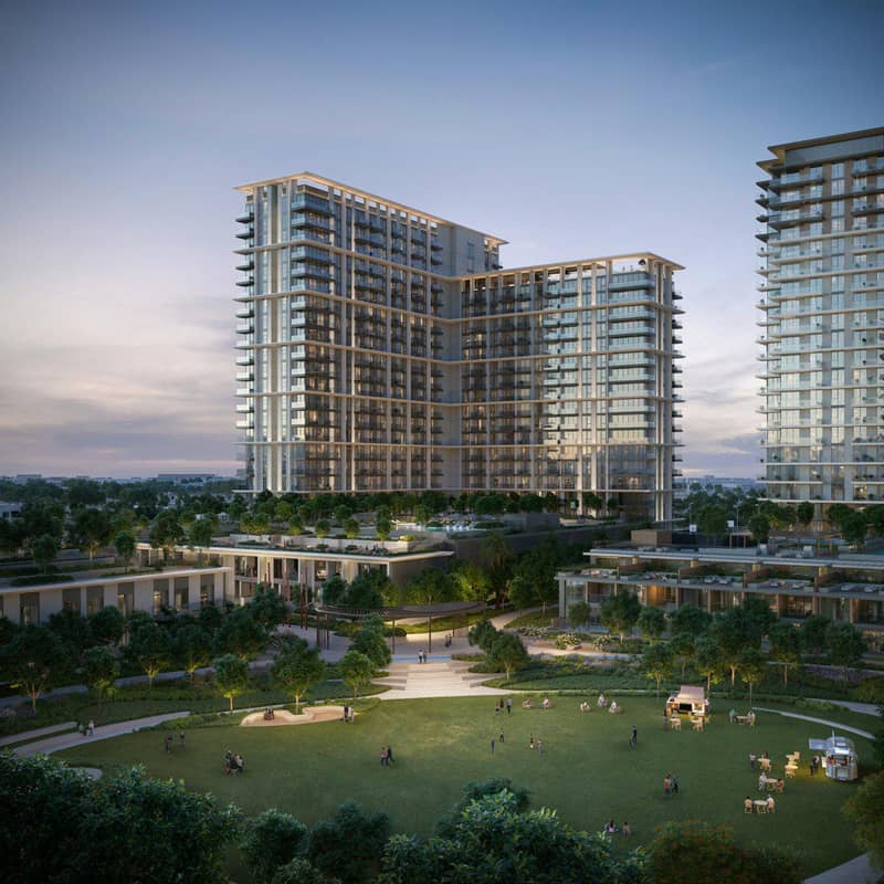 Новый проект Palace Residences Hillside с бассейнами рядом с Даунтаун Дубай и международными аэропортами, Dubai Hills Estate, Дубай, ОАЭ — фото 2