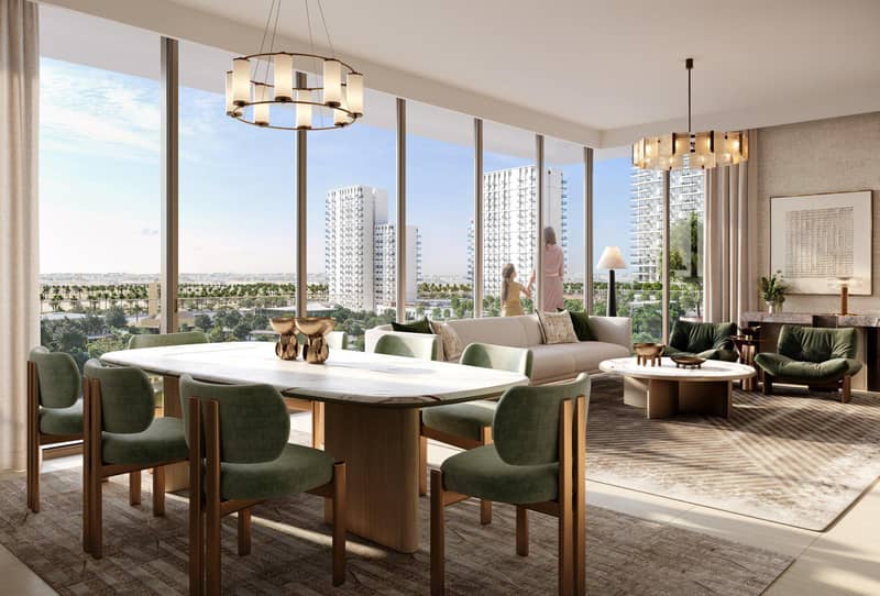 Новый проект Palace Residences Hillside с бассейнами рядом с Даунтаун Дубай и международными аэропортами, Dubai Hills Estate, Дубай, ОАЭ — фото 3