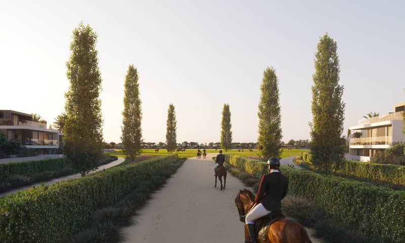 New residential complex Equiterra 2 with polo fields, stables and a clubhouse, Dubai Investment Park 2, Dubai, UAE — photo 2