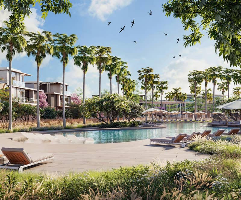Новый жилой комплекс Nad Al Sheba Gardens Phase 11 с бассейнами и садами рядом с Даунтаун Дубай, Nad Al Sheba, Дубай, ОАЭ — фото 2