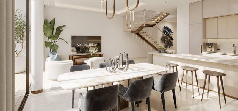 Новый жилой комплекс Nad Al Sheba Gardens Phase 11 с бассейнами и садами рядом с Даунтаун Дубай, Nad Al Sheba, Дубай, ОАЭ — фото 7