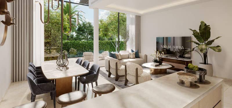 Новый жилой комплекс Nad Al Sheba Gardens Phase 11 с бассейнами и садами рядом с Даунтаун Дубай, Nad Al Sheba, Дубай, ОАЭ — фото 6