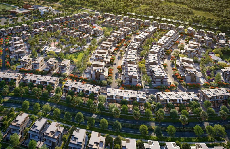 Новый жилой комплекс Nad Al Sheba Gardens Phase 11 с бассейнами и садами рядом с Даунтаун Дубай, Nad Al Sheba, Дубай, ОАЭ — фото 19