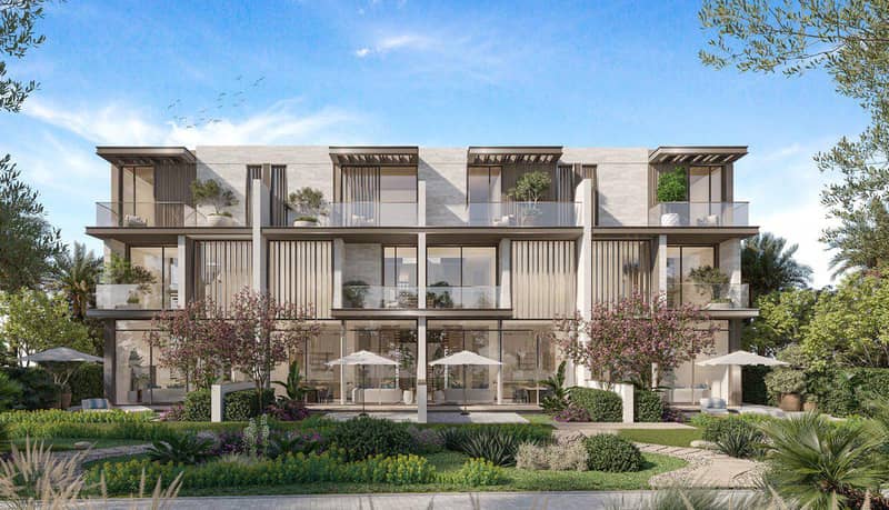 Новый жилой комплекс Nad Al Sheba Gardens Phase 11 с бассейнами и садами рядом с Даунтаун Дубай, Nad Al Sheba, Дубай, ОАЭ — фото 3
