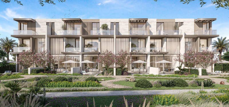 Новый жилой комплекс Nad Al Sheba Gardens Phase 11 с бассейнами и садами рядом с Даунтаун Дубай, Nad Al Sheba, Дубай, ОАЭ — фото 3