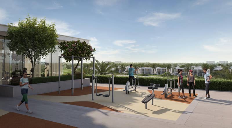 New project Golf Hills with a golf course and swimming pools close to the international airport, Dubai South, Dubai, UAE — photo 10