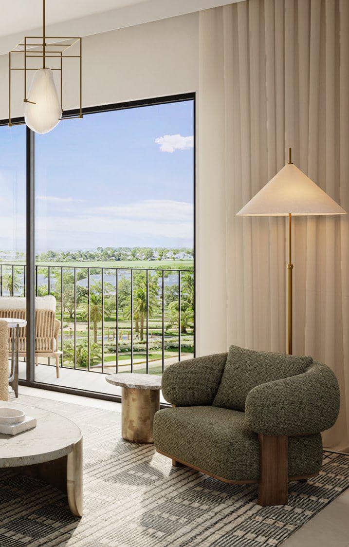 New project Golf Hills with a golf course and swimming pools close to the international airport, Dubai South, Dubai, UAE — photo 3