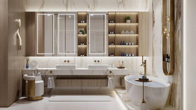 Новый проект на берегу моря Sunset Bay Grand с бассейнами и клубным домом, Dubai Islands, Дубай, ОАЭ — фото 8