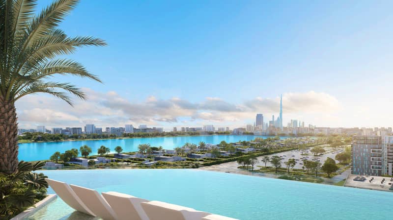 Новый проект на берегу моря Sunset Bay Grand с бассейнами и клубным домом, Dubai Islands, Дубай, ОАЭ — фото 16